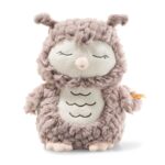 Steiff Kuscheltier Ollie Eule, Süßes , Jungen, Mädchen & Babys ab 0 Monaten, Friends, Plüschtier 23 cm, Beige