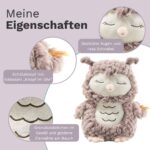 Steiff Kuscheltier Ollie Eule, Süßes , Jungen, Mädchen & Babys ab 0 Monaten, Friends, Plüschtier 23 cm, Beige – Bild 5
