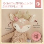 Bieco Kuscheltier Reh Ella mit Rassel | Baby Kuscheltier ab 0 Monate Stofftier  2.Plüschtier Reh rentier – Bild 4